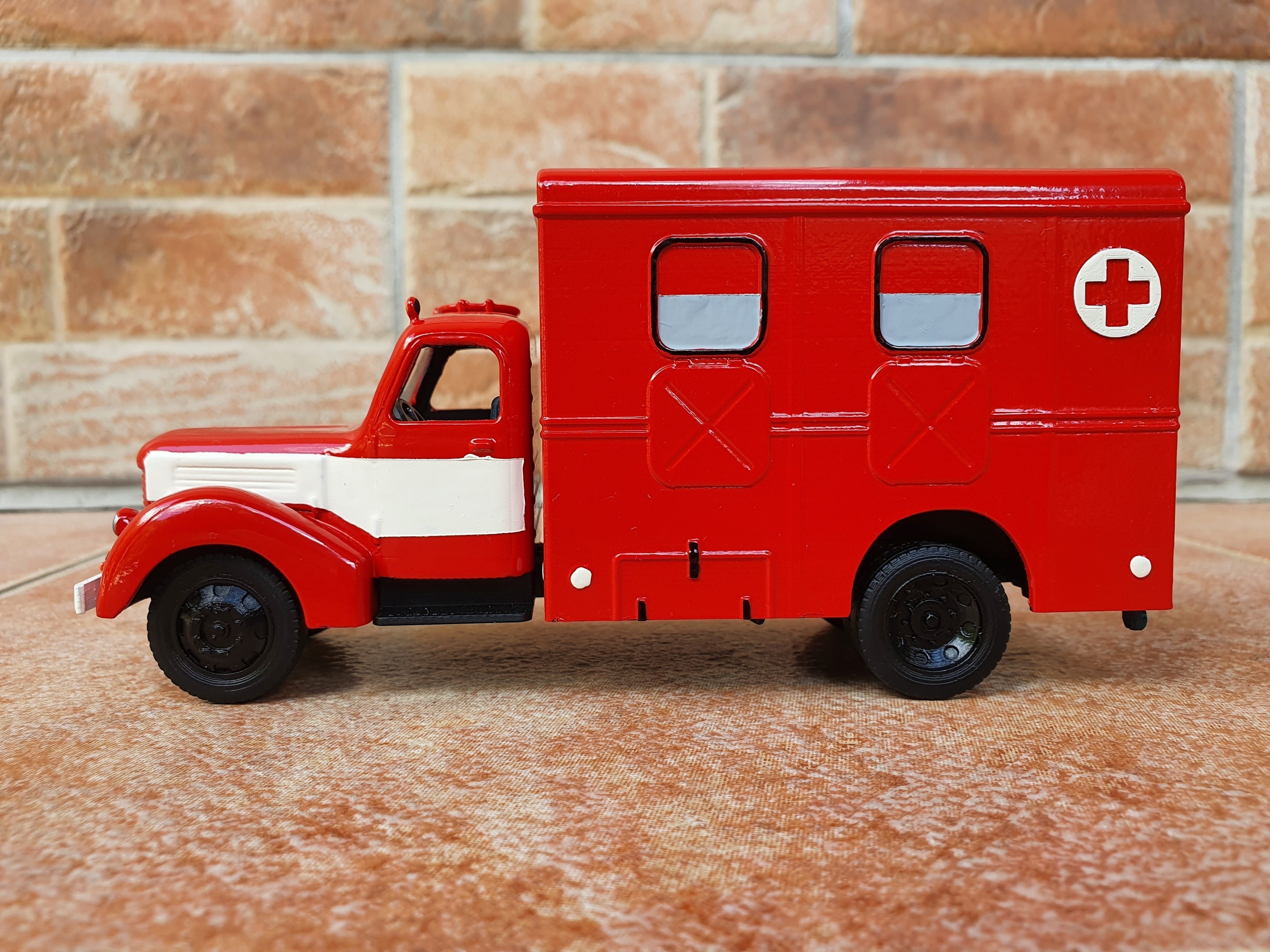 Praga RN ambulance - scale model kit 3D print model_1