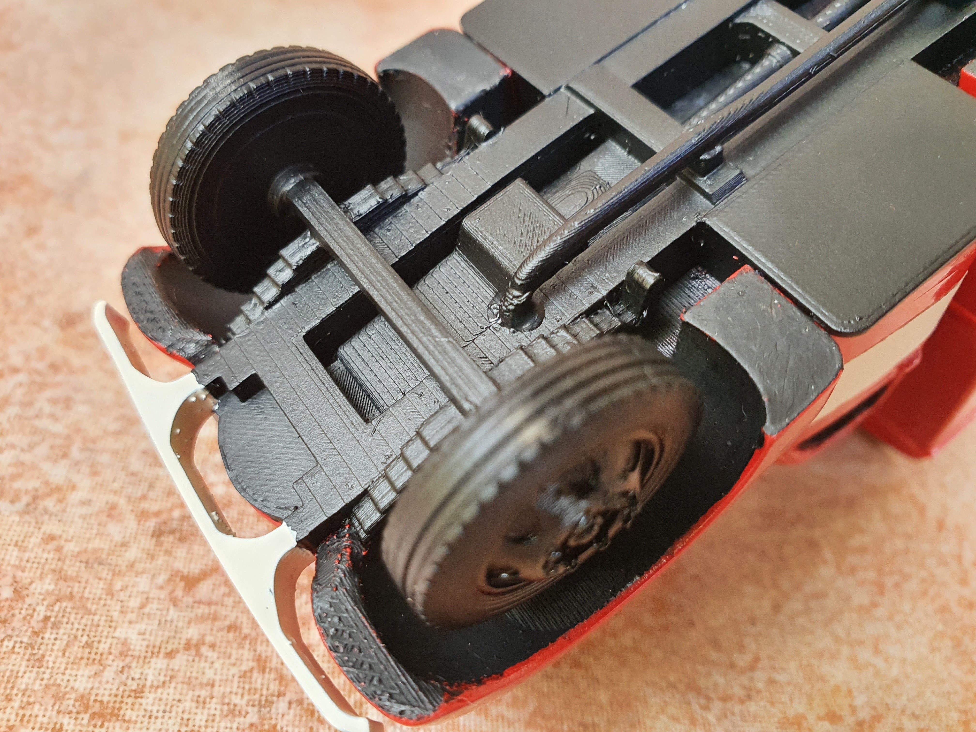 Praga RN ambulance - scale model kit 3D print model_19