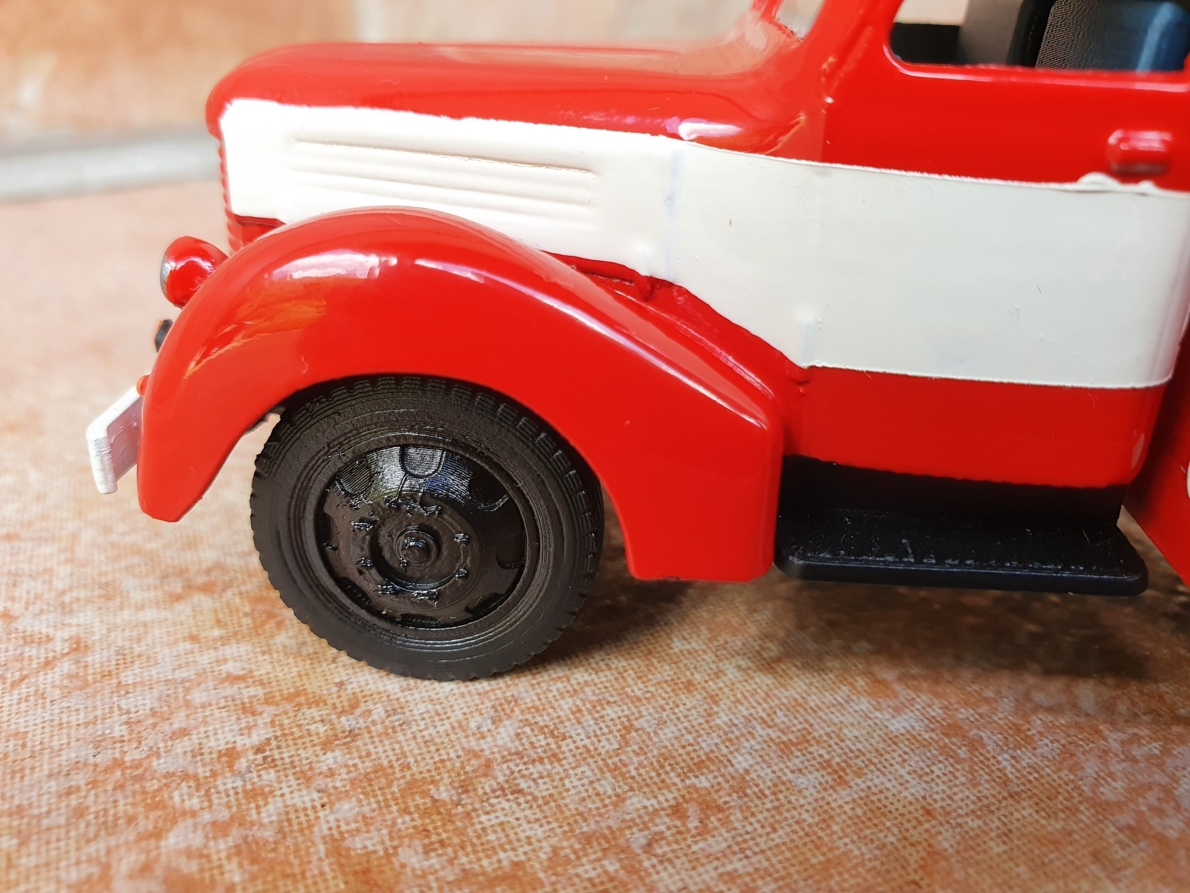 Praga RN ambulance - scale model kit 3D print model_9