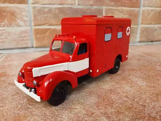 Praga RN ambulance - scale model kit 3D print model