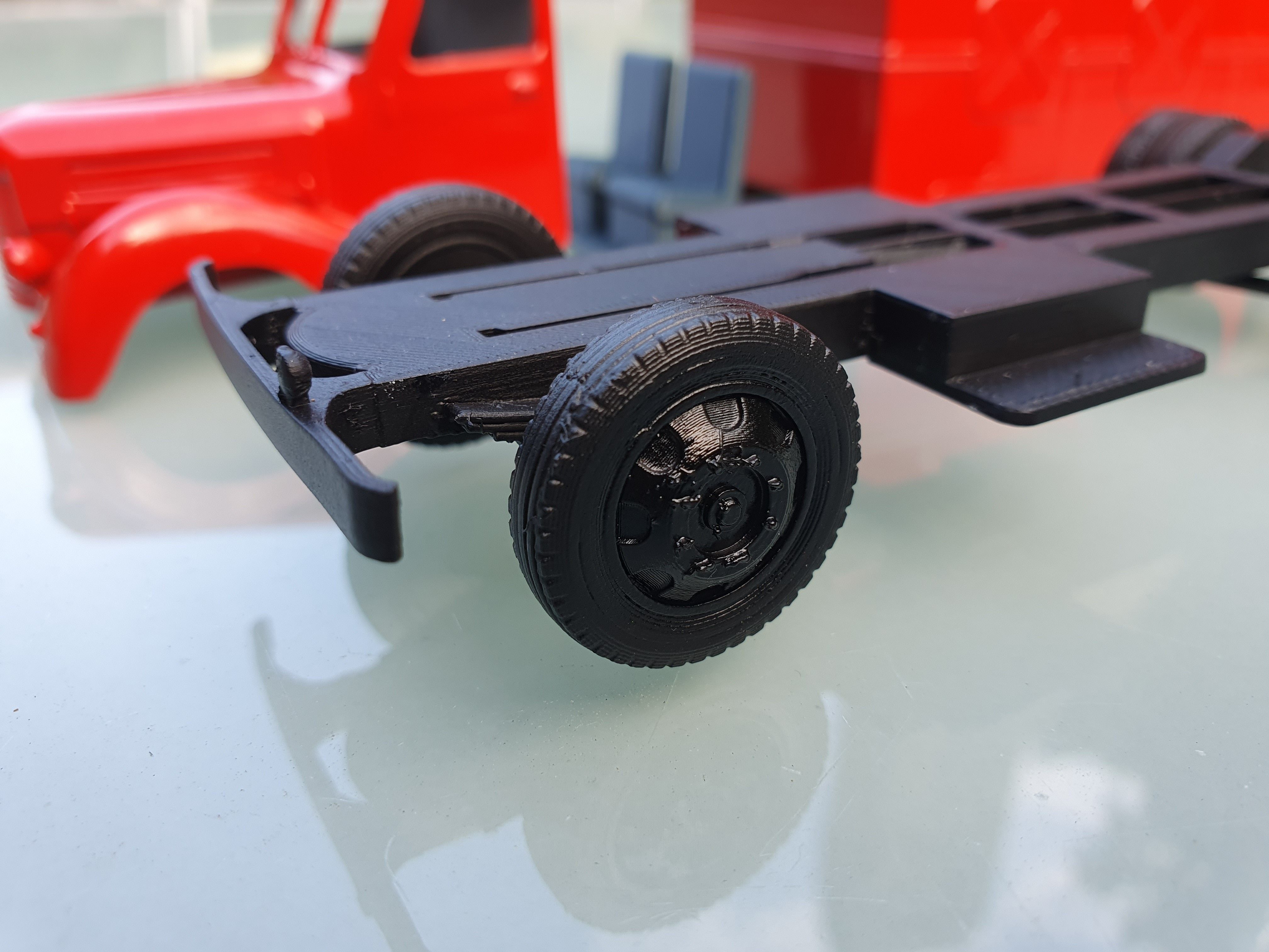 Praga RN ambulance - scale model kit 3D print model_18