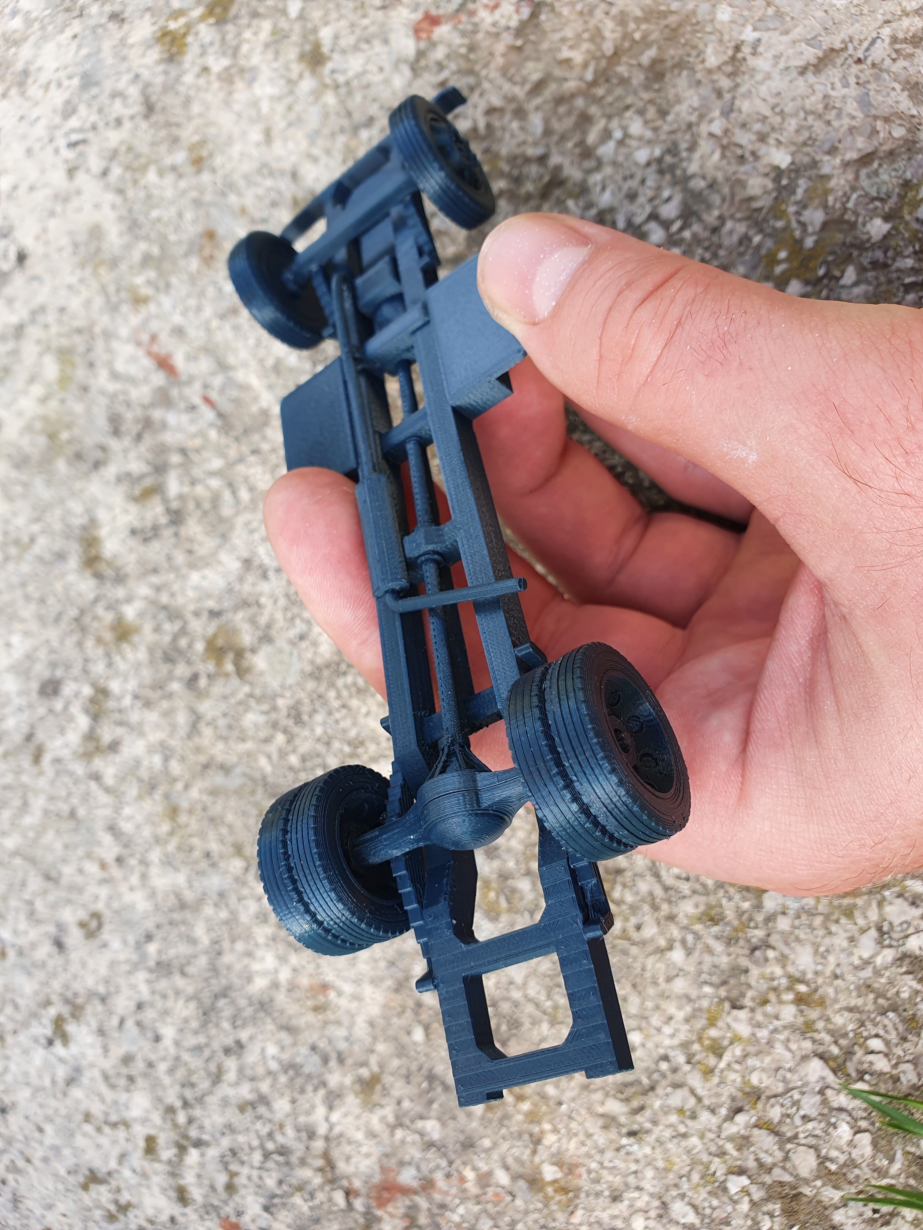 Praga RN ambulance - scale model kit 3D print model_15