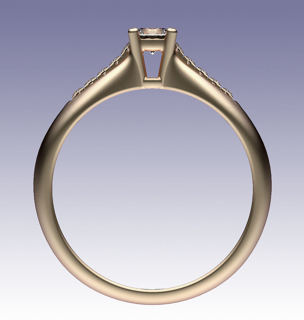 Ring Engagement 3D print model_1