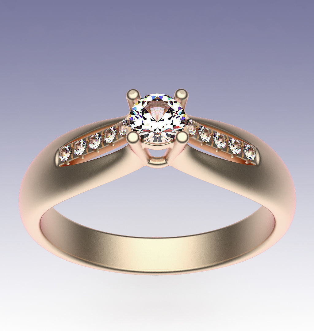 Ring Engagement 3D print model_2