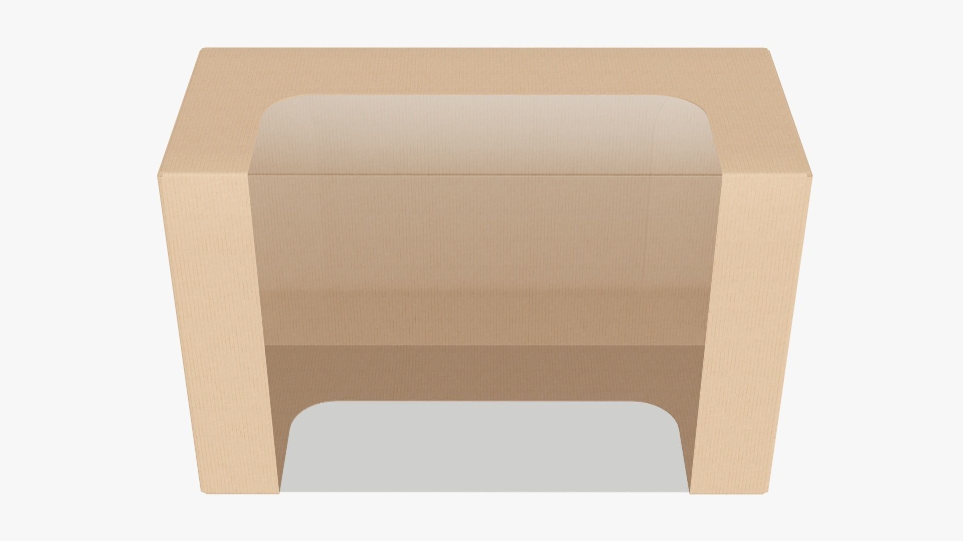 Cardboard display box retail 06 3D model_1
