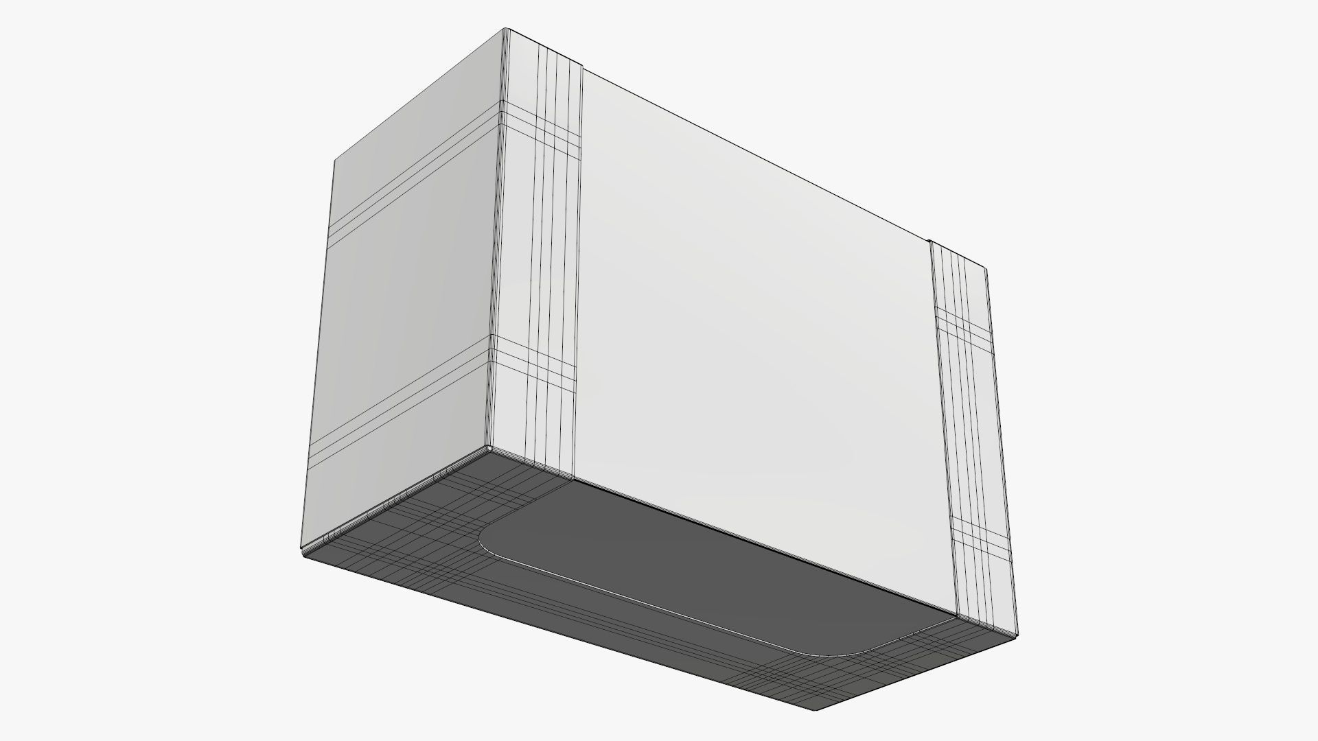 Cardboard display box retail 06 3D model_9