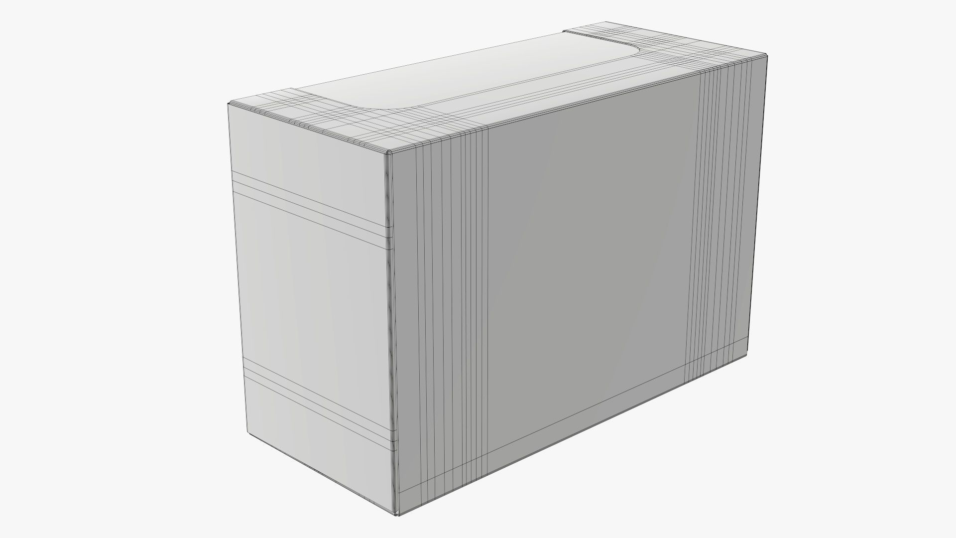 Cardboard display box retail 06 3D model_7