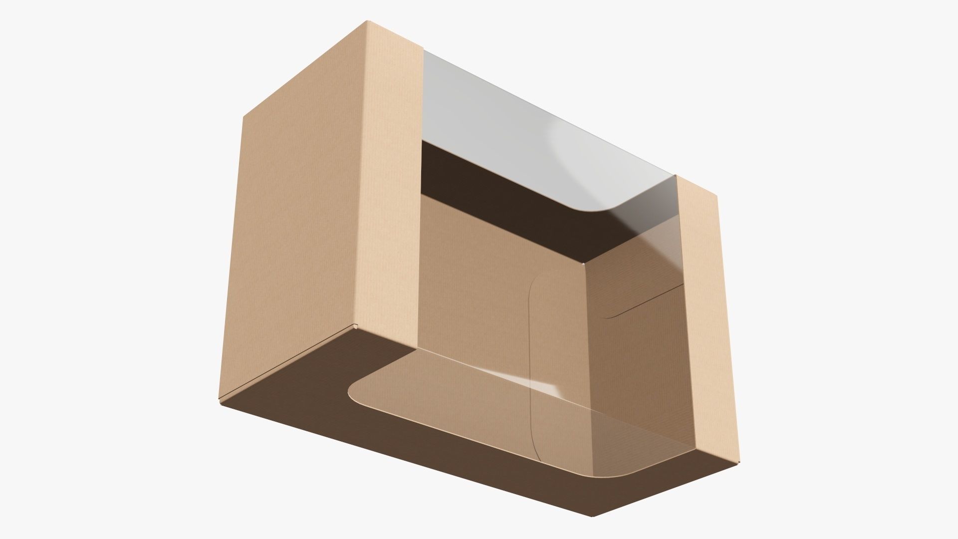Cardboard display box retail 06 3D model_4