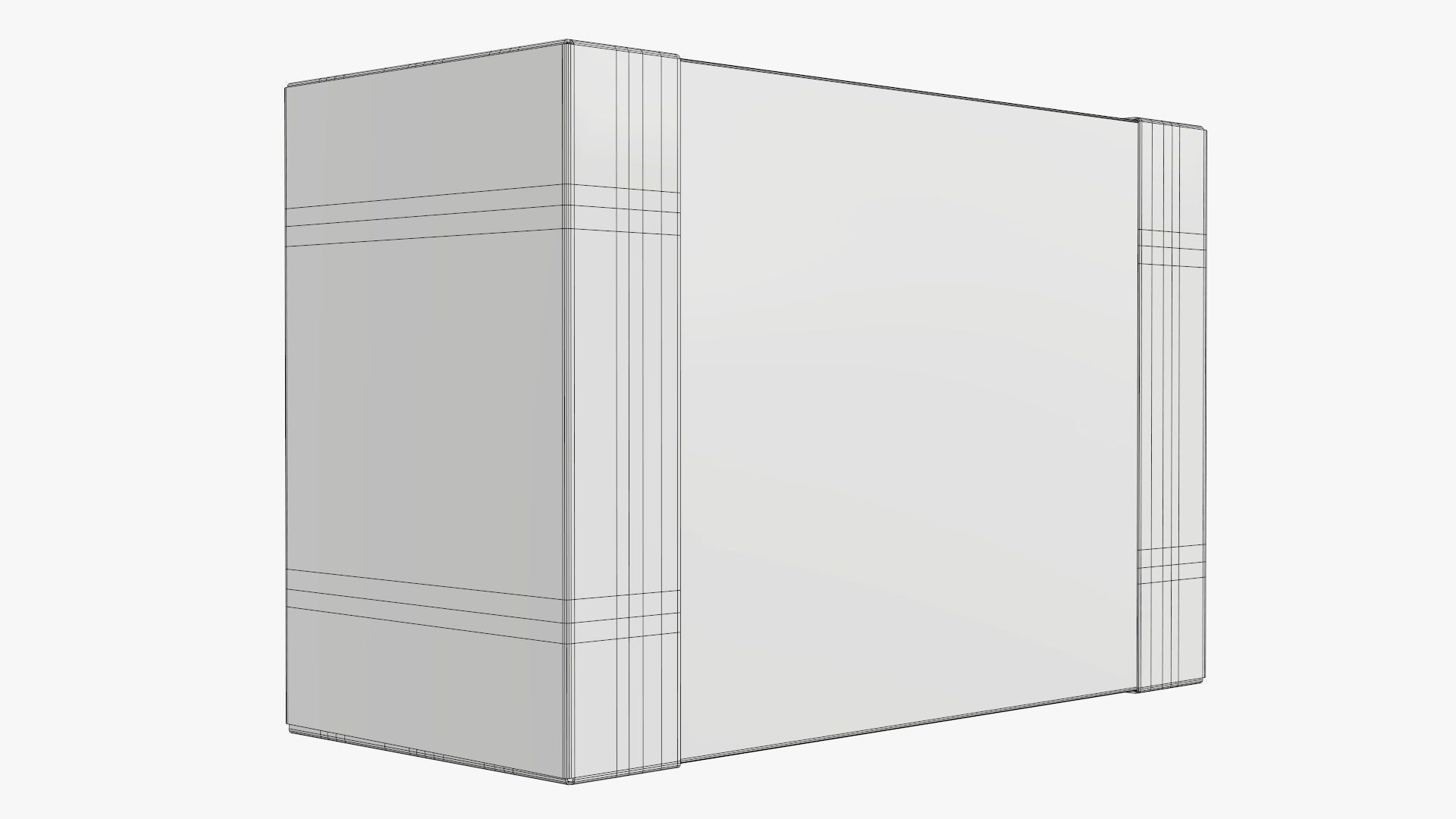 Cardboard display box retail 06 3D model_8
