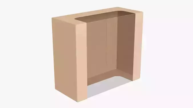 Cardboard display box retail 07