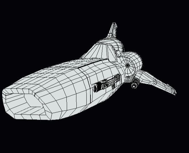 Viper Galactica Low-poly 3D model_7