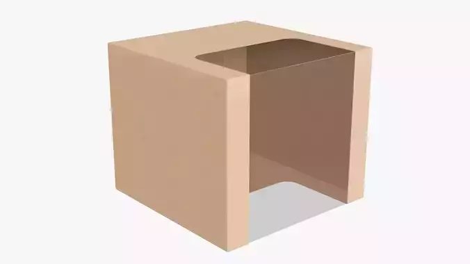 Cardboard display box retail 08