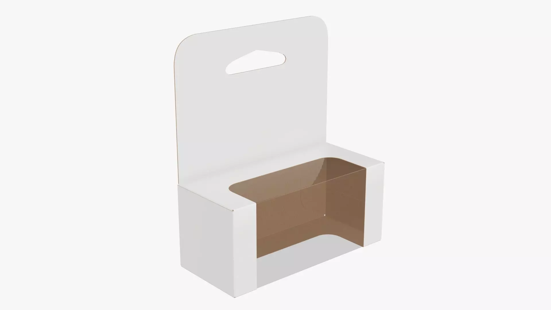 Hanging cardboard display box retail 01 3D model_0