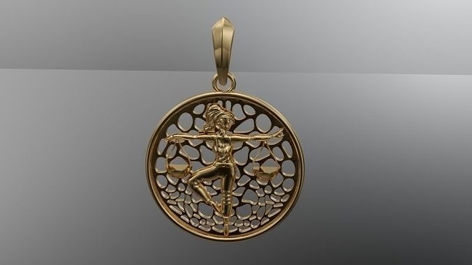 pendant Libra 3D print model