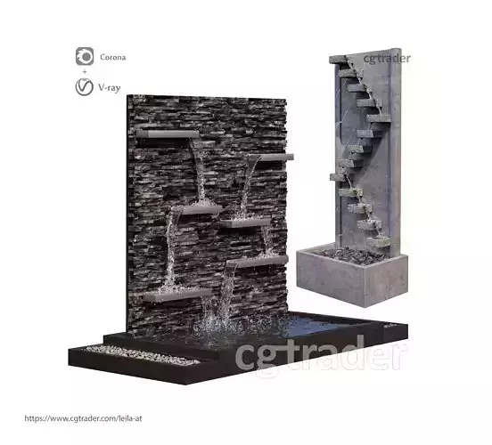 Sandstone Wall Fountains