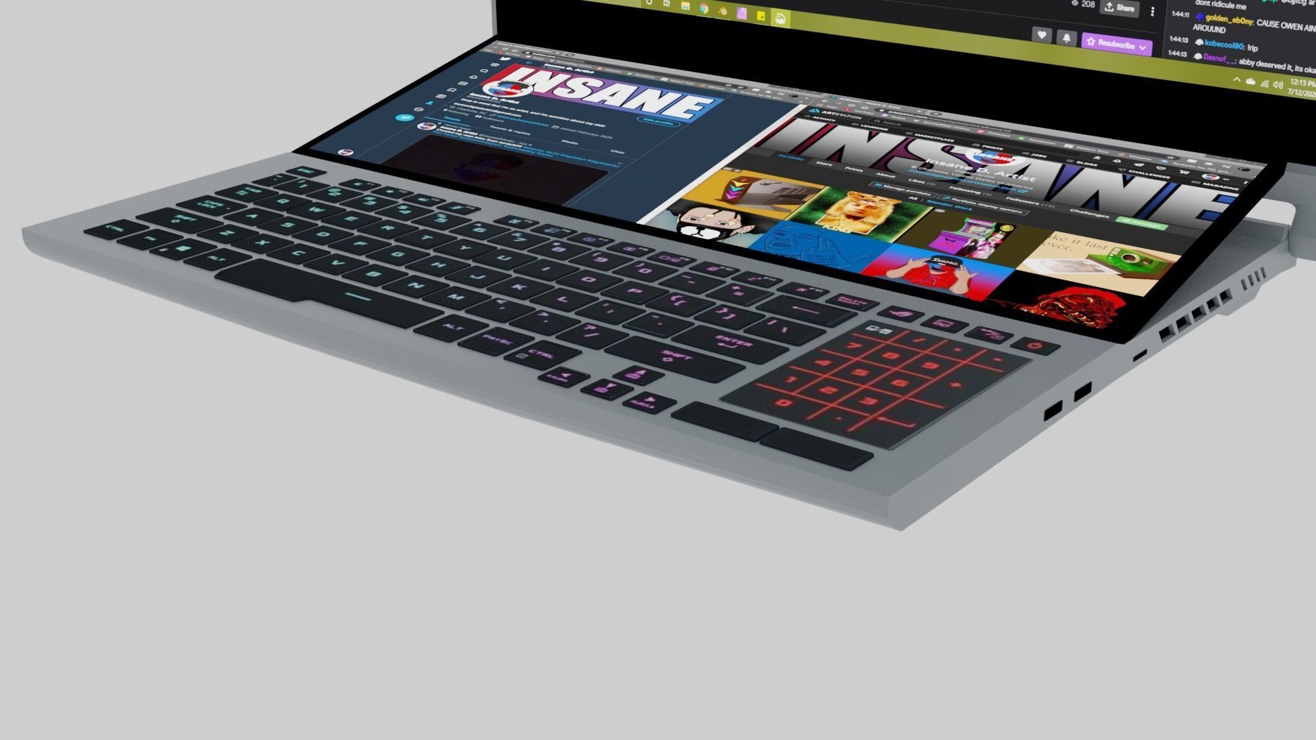 ASUS ROG Zephyrus Free 3D model_3