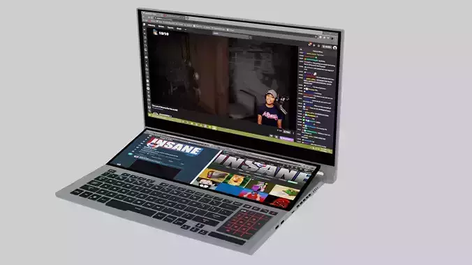 ASUS ROG Zephyrus Free 3D model