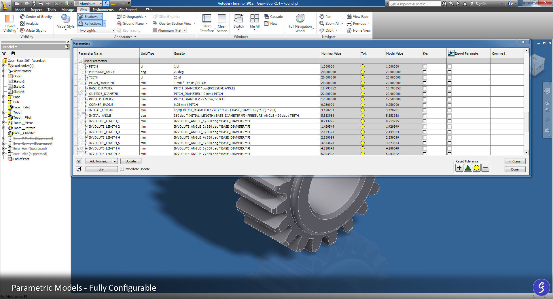 20-Tooth Spur Gear 03 3D print model_22
