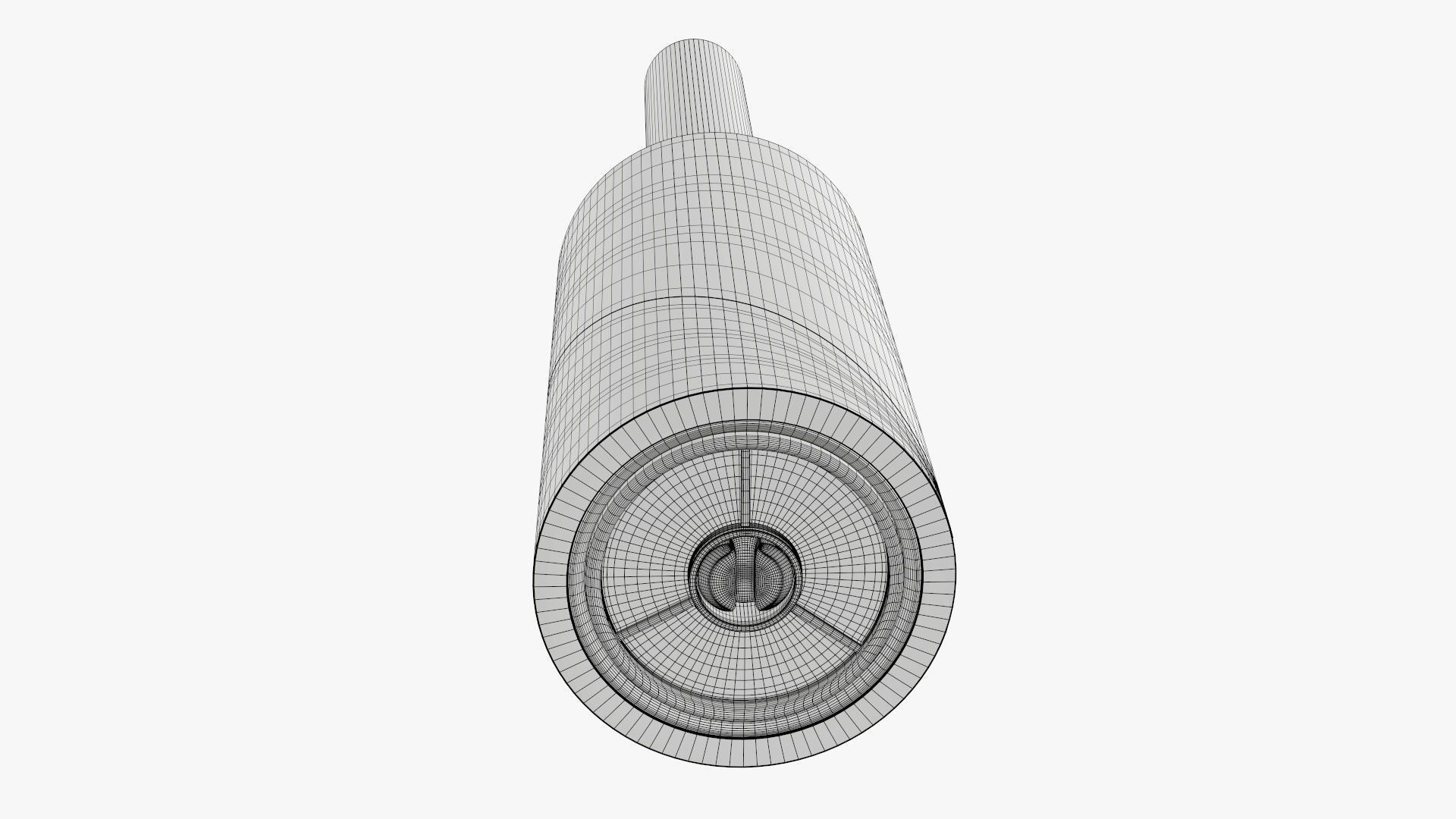 Sticky paper lint removal roller 2 3D model_10