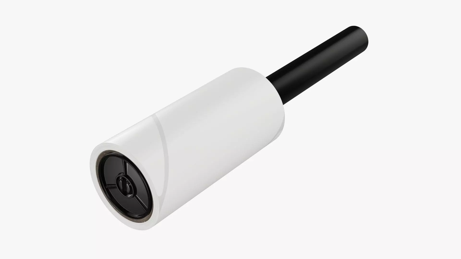 Sticky paper lint removal roller 2 3D model_0