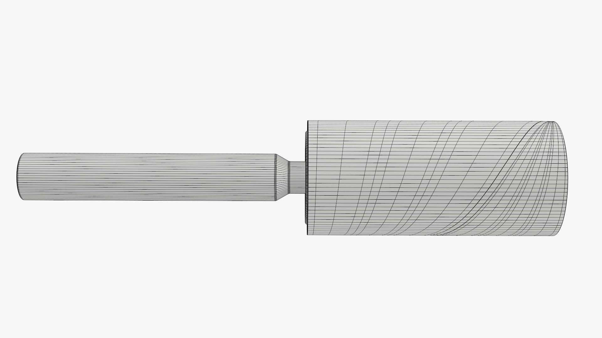 Sticky paper lint removal roller 2 3D model_9