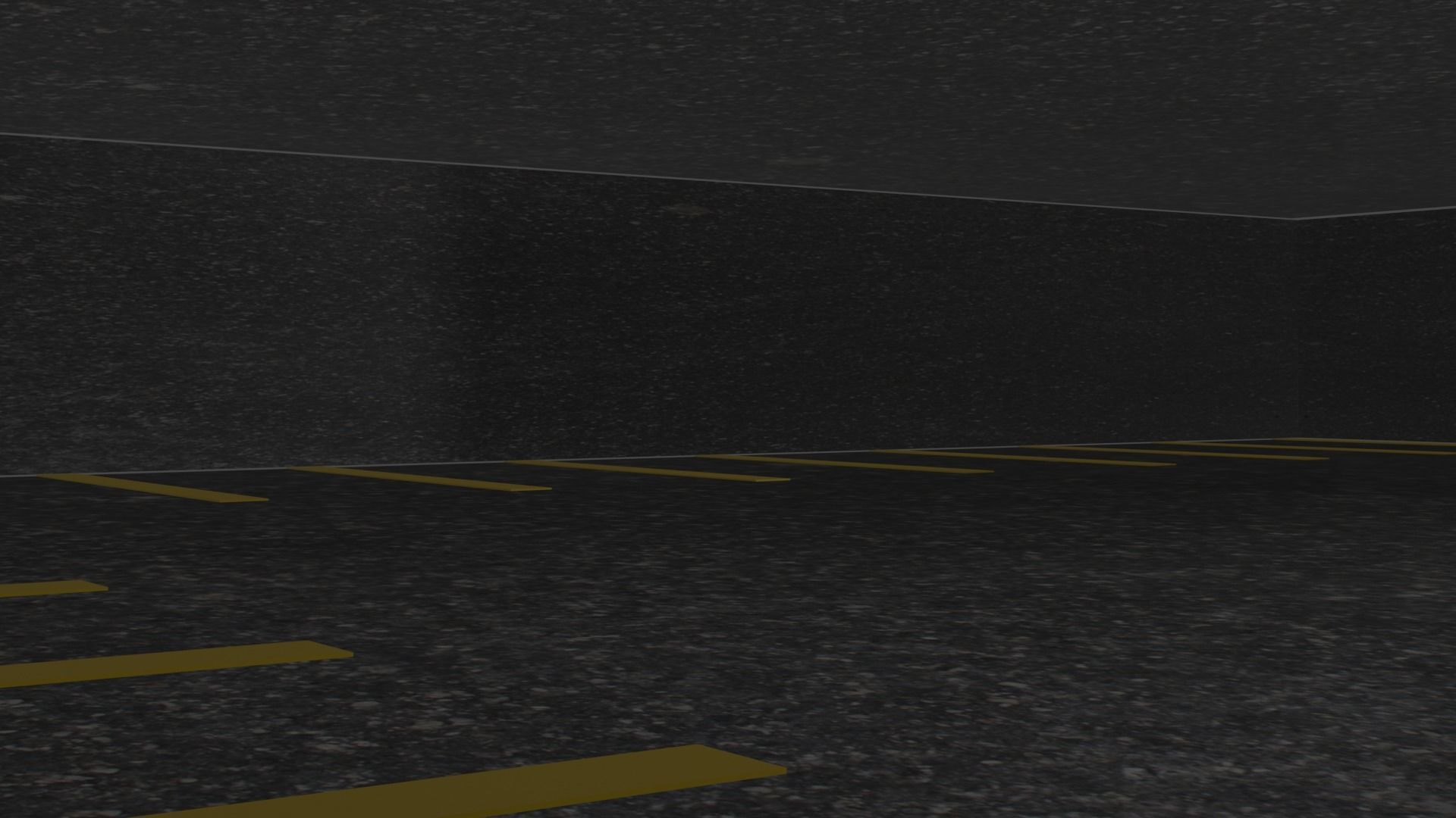 Underground garage with texture blender 3D model_1