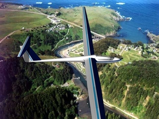 Schleicher ASW 22 Sailplane V06 3D model_11