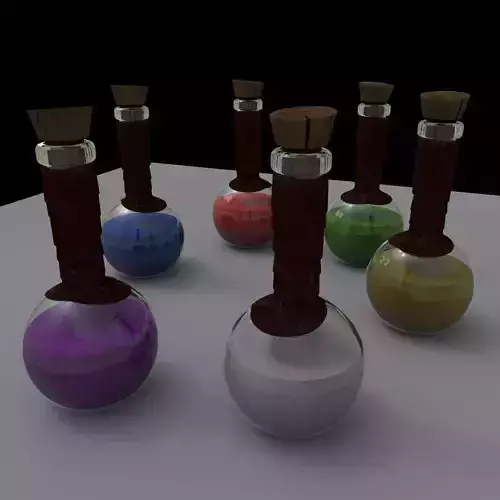 Potion Low-poly 3D model