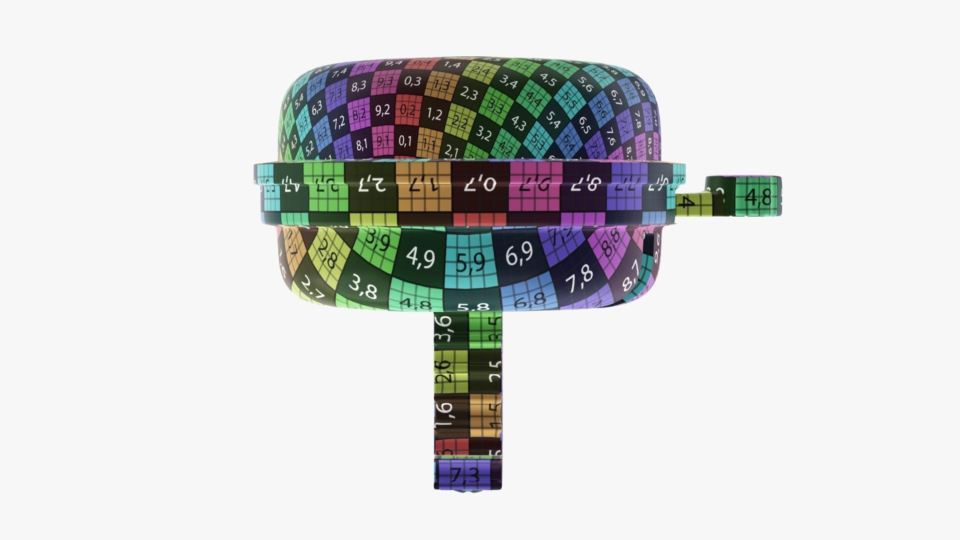 Bike bell classic 3D model_12