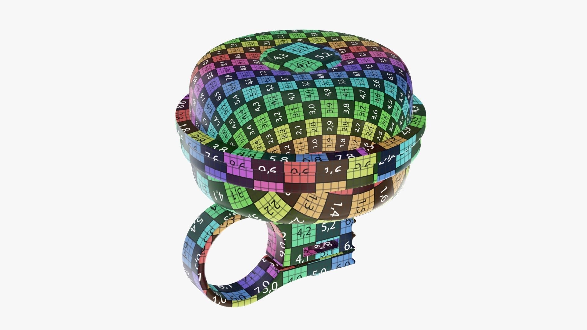 Bike bell classic 3D model_13