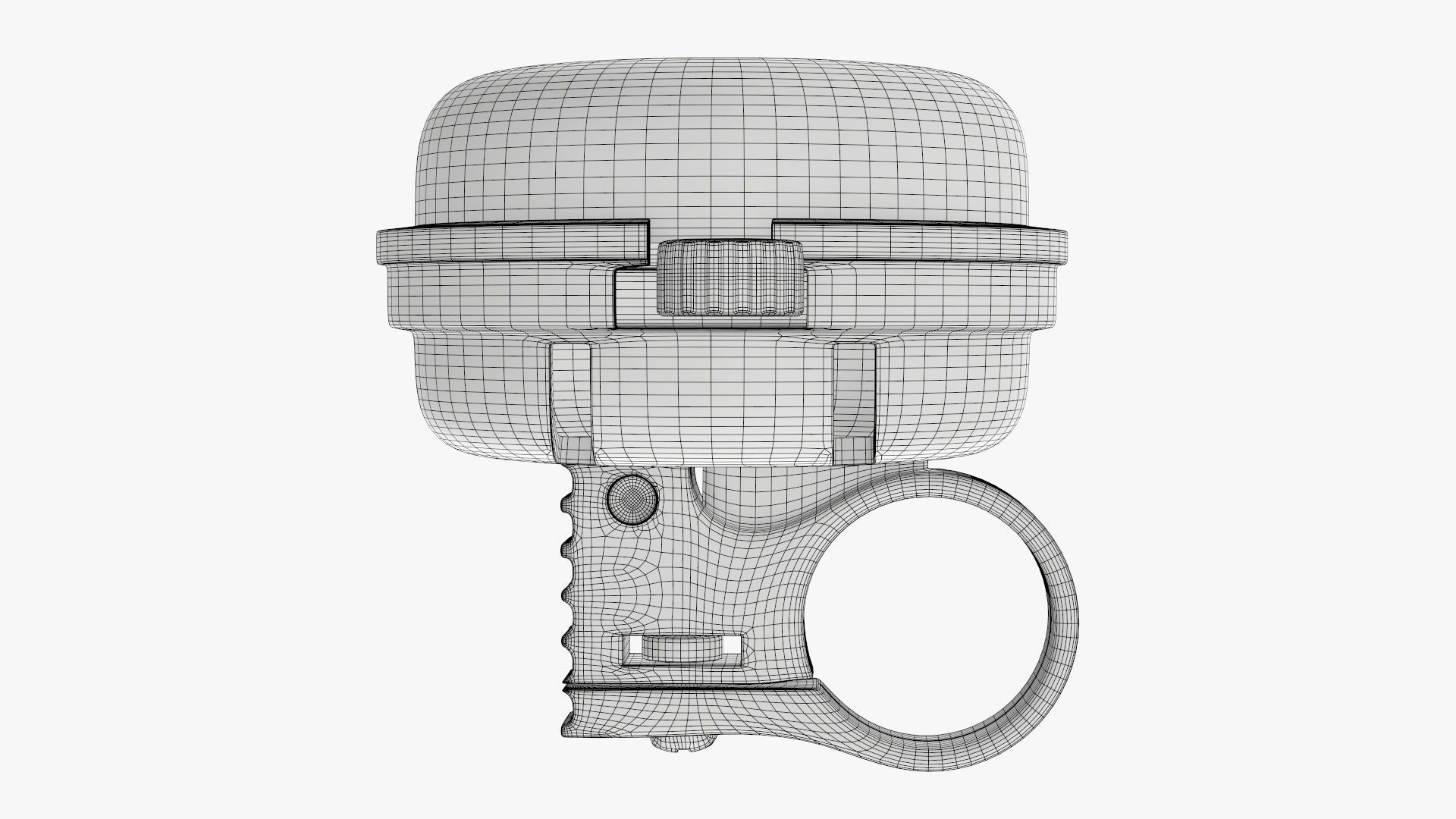 Bike bell classic 3D model_6