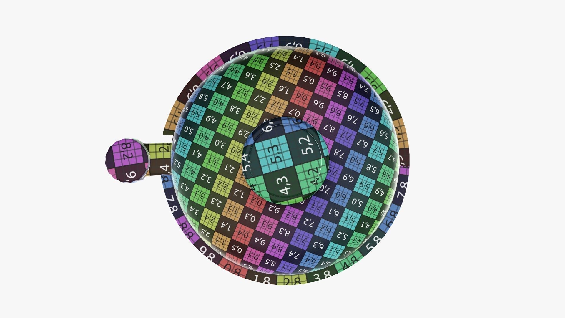 Bike bell classic 3D model_14