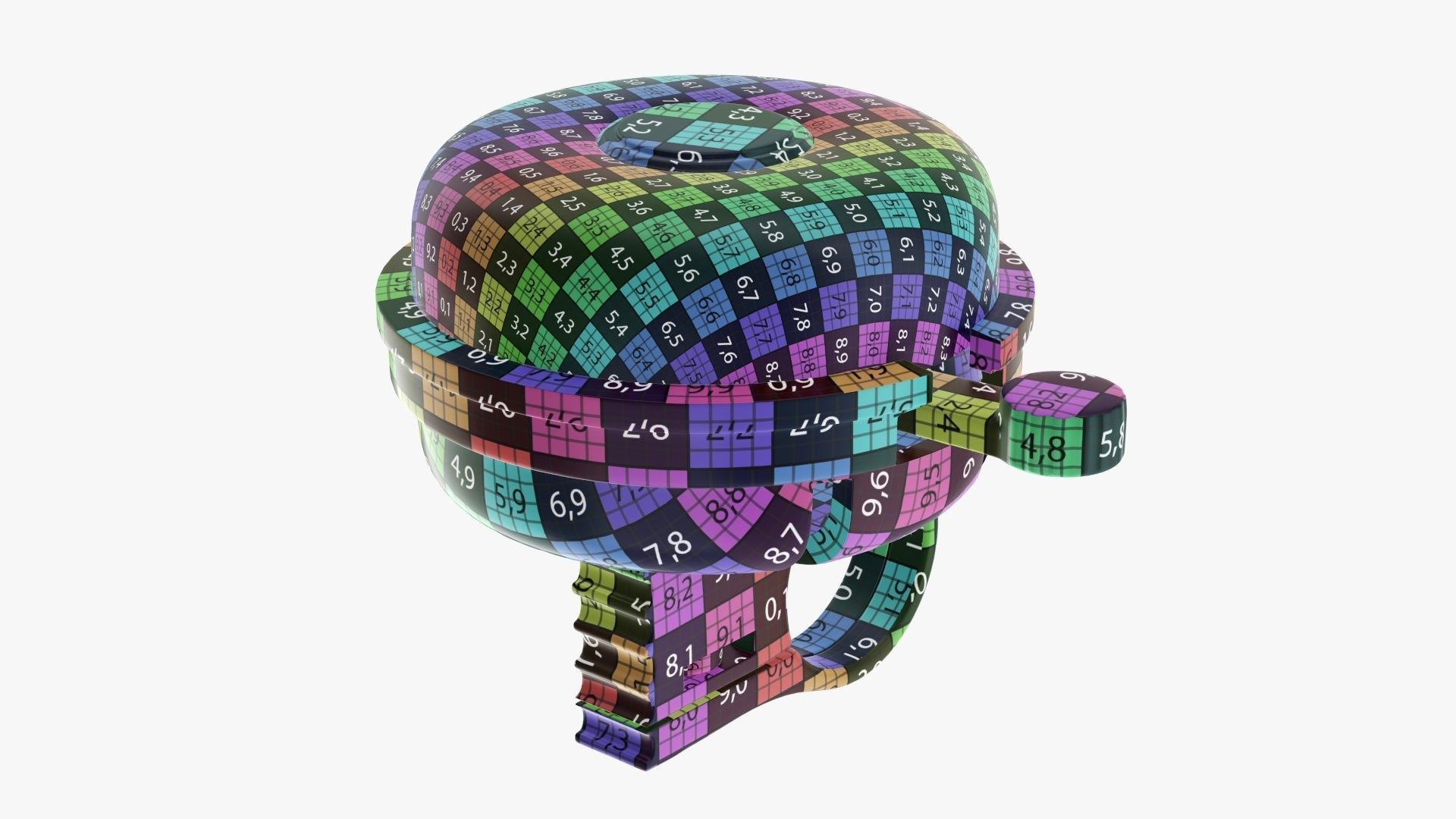 Bike bell classic 3D model_10