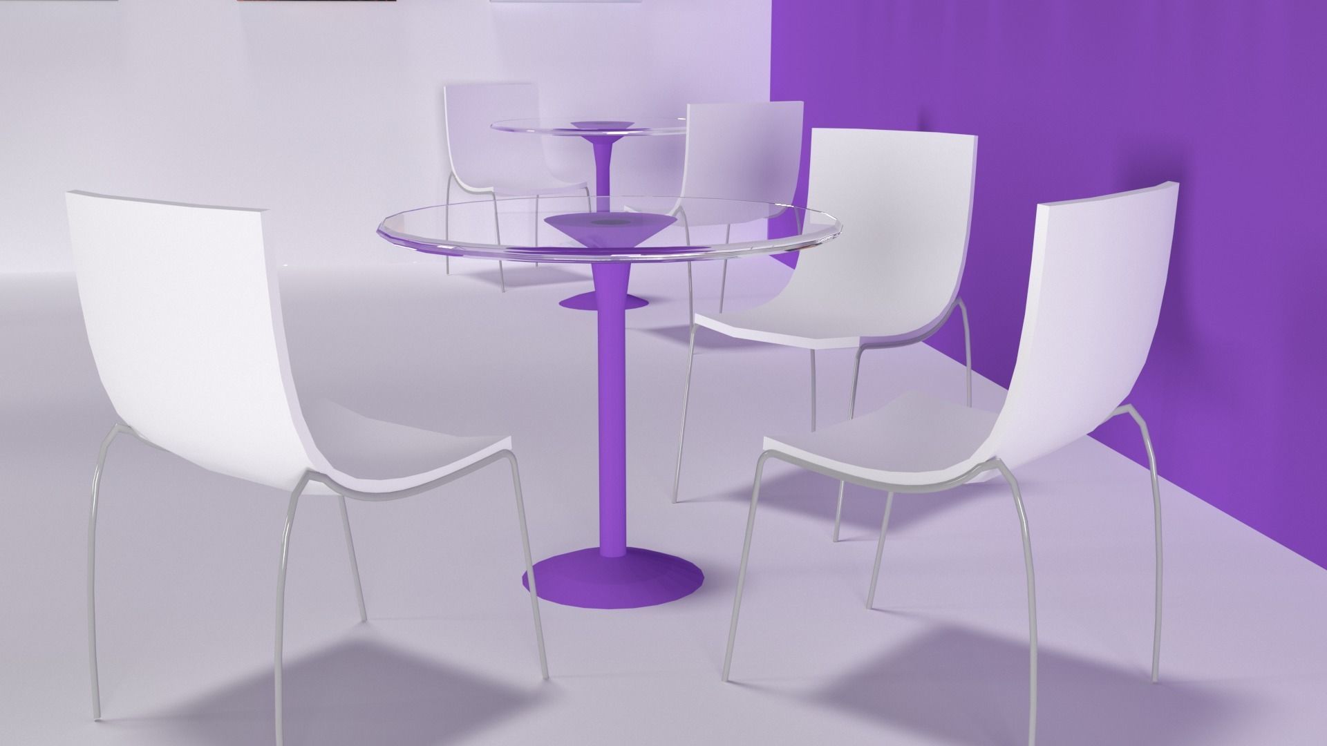 Exhibition Stall Low-poly 3D model_10