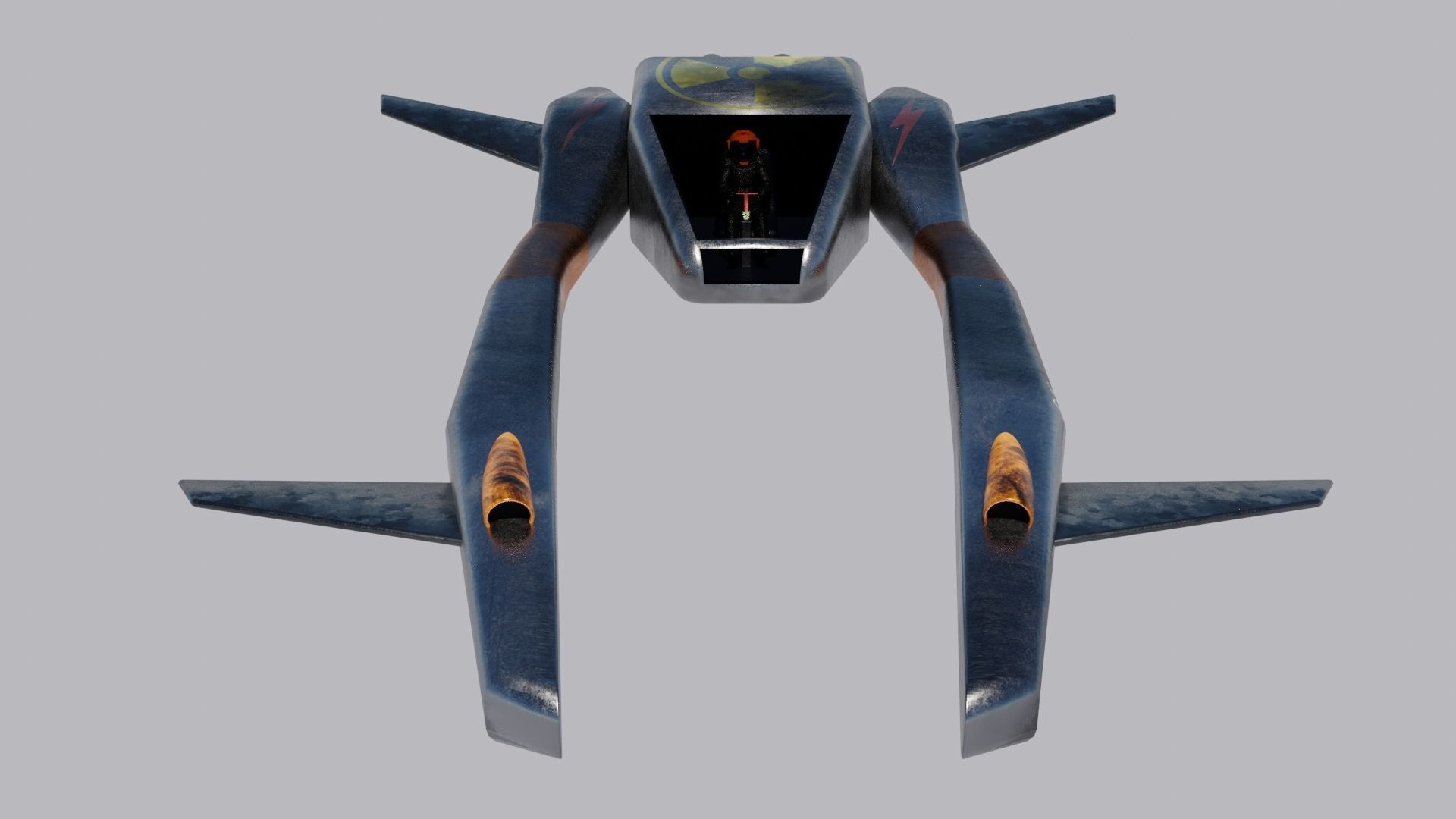 Spaceship fighter jet 3D Model Collection_10