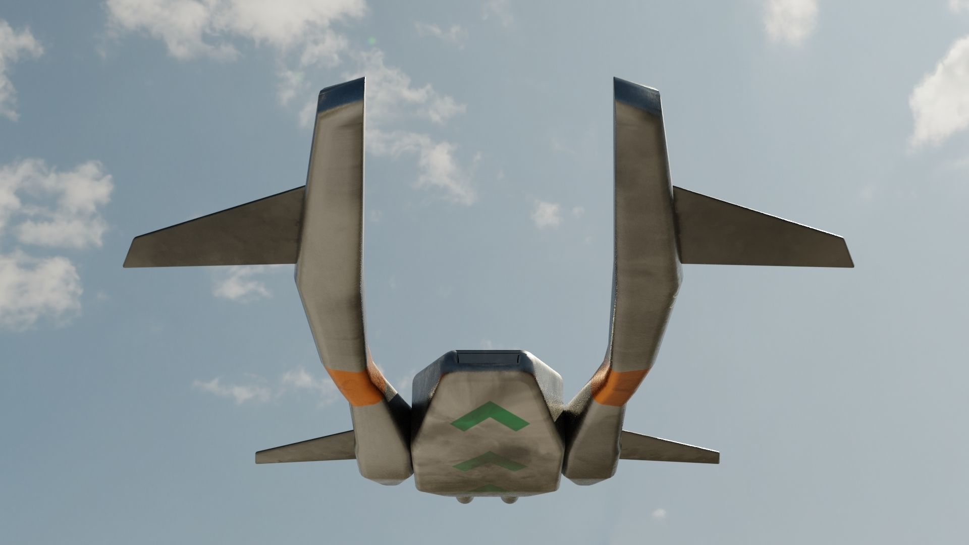 Spaceship fighter jet 3D Model Collection_5