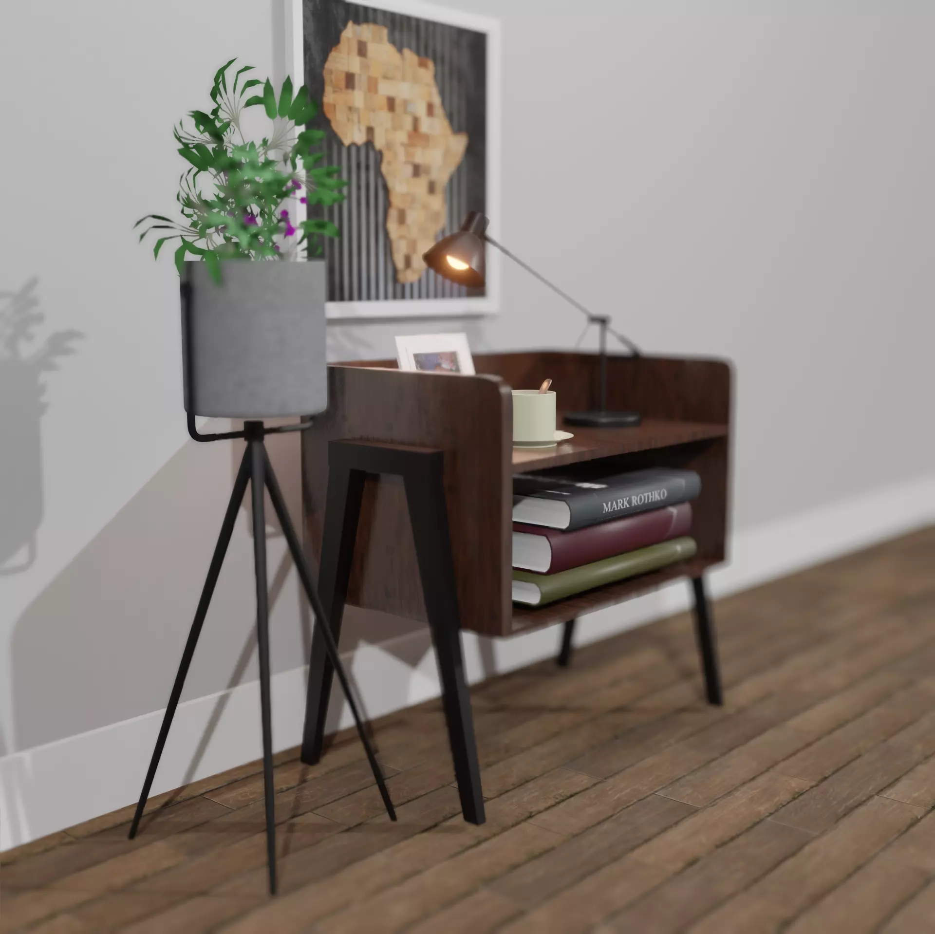 table model for bedrooms and interiors Free 3D model