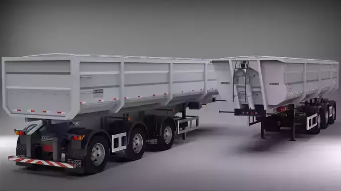 Trailer Randon Linha R 2011 - Tipper 3D model