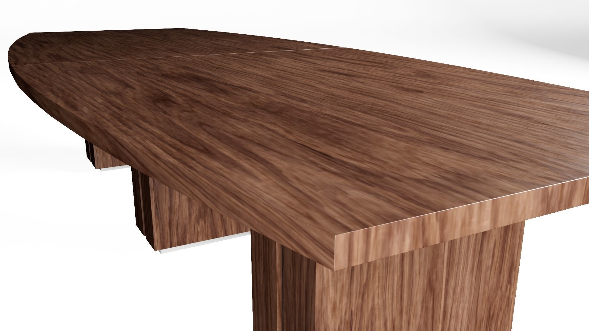 Zira Laminate Conference Boardroom Tablechairs not included 3D model CGTrader