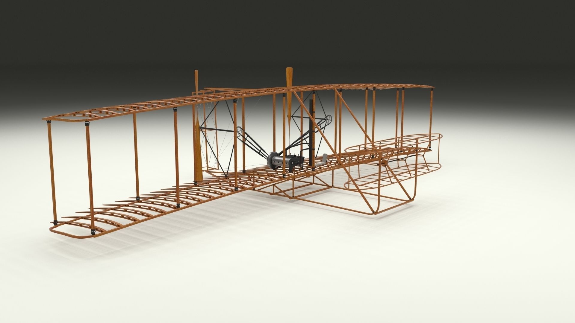Wright Flyer 1903 3D model_11