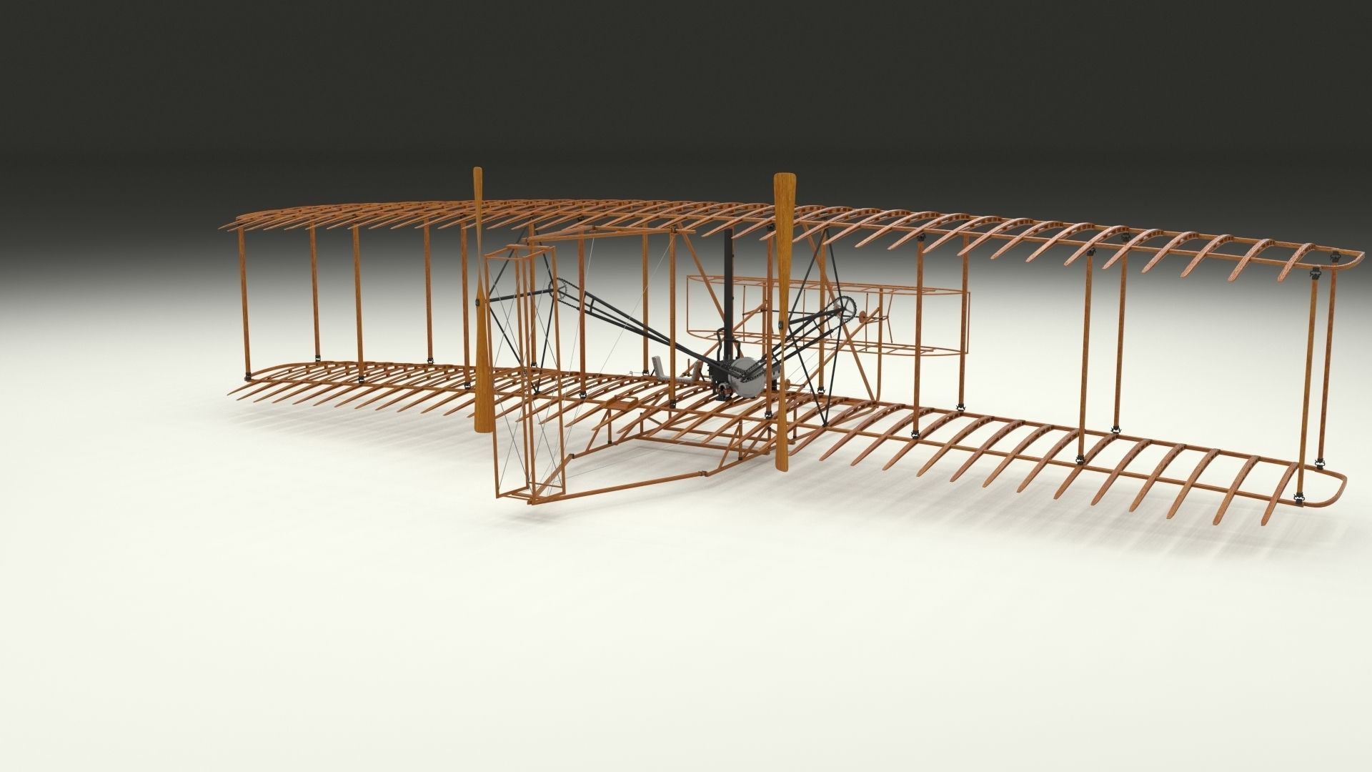 Wright Flyer 1903 3D model_19