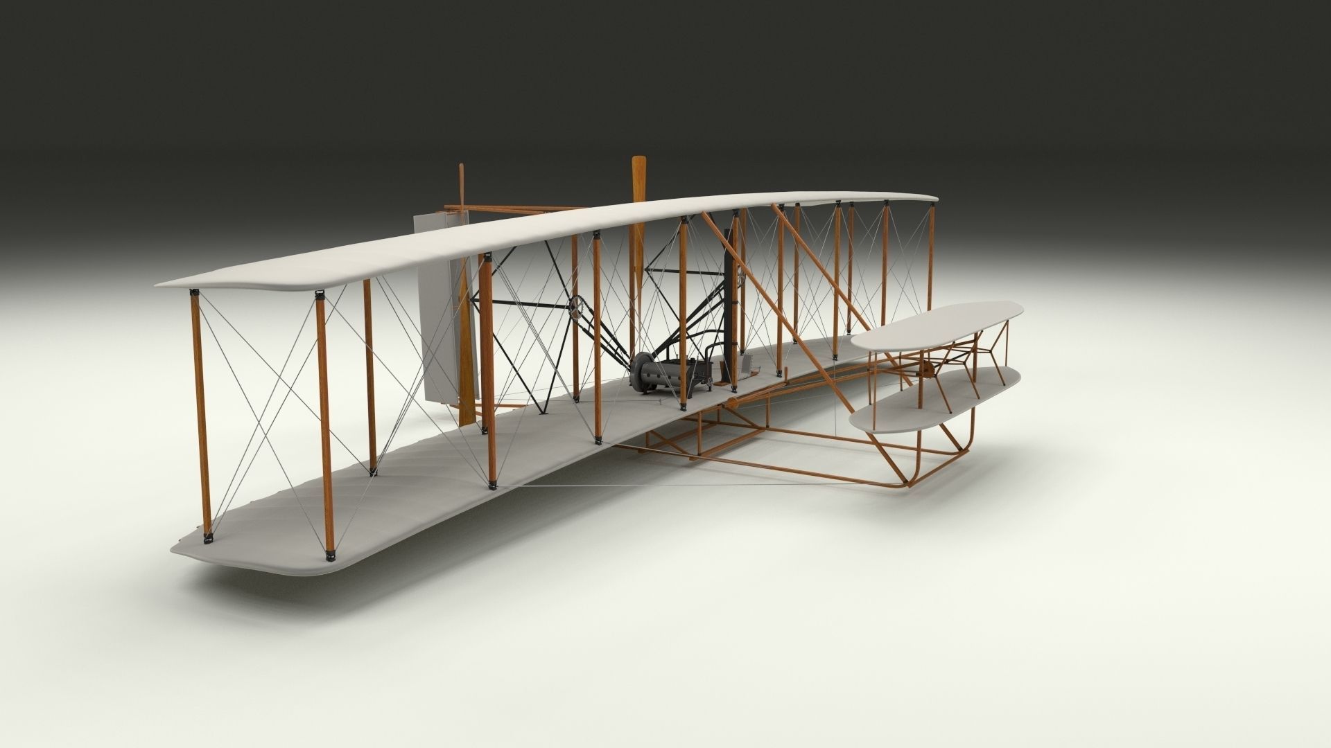 Wright Flyer 1903 3D model_5