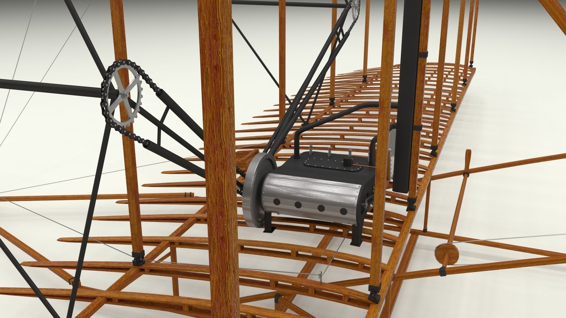 Wright Flyer 1903 3D model_23