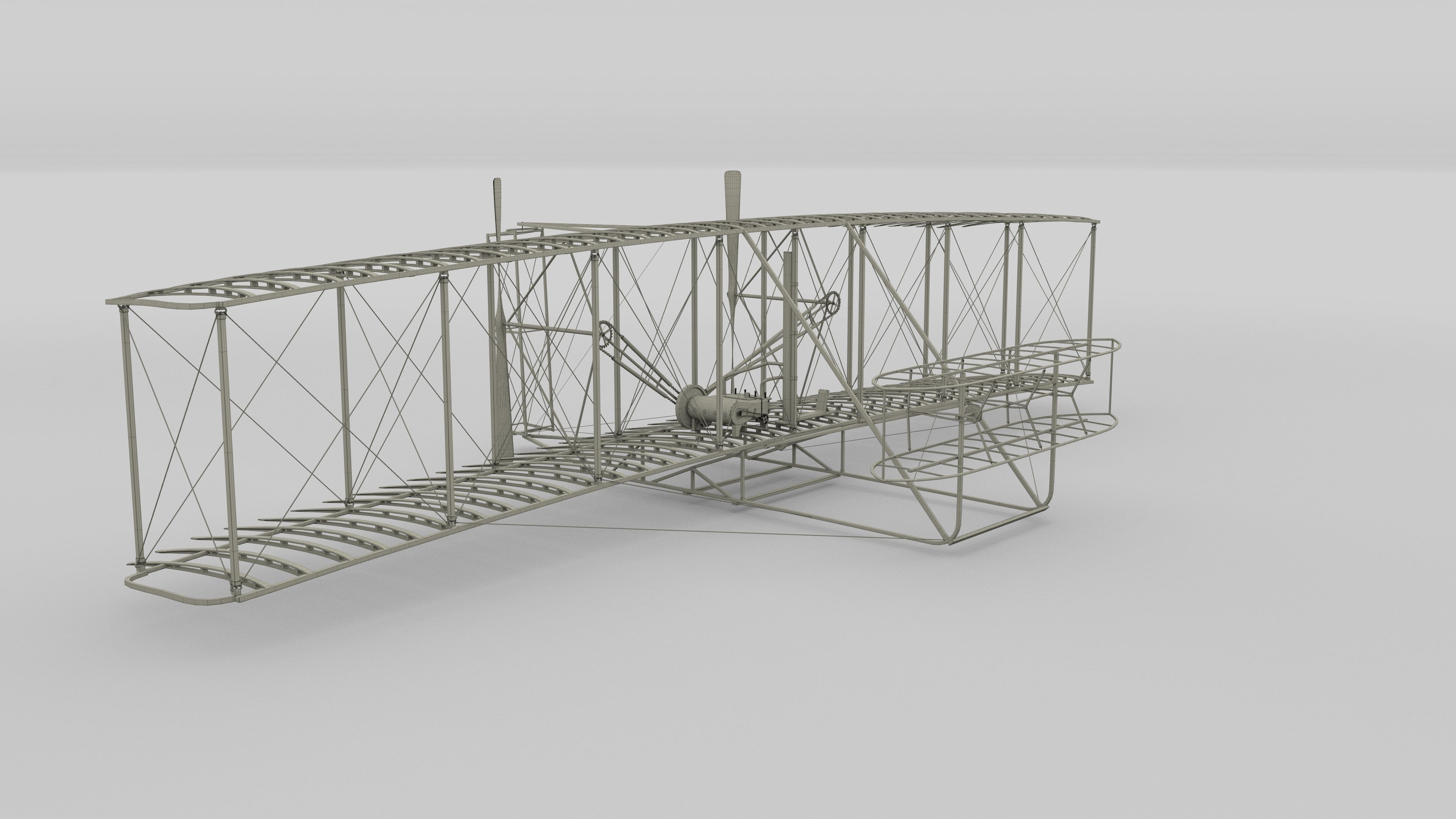 Wright Flyer 1903 3D model_42