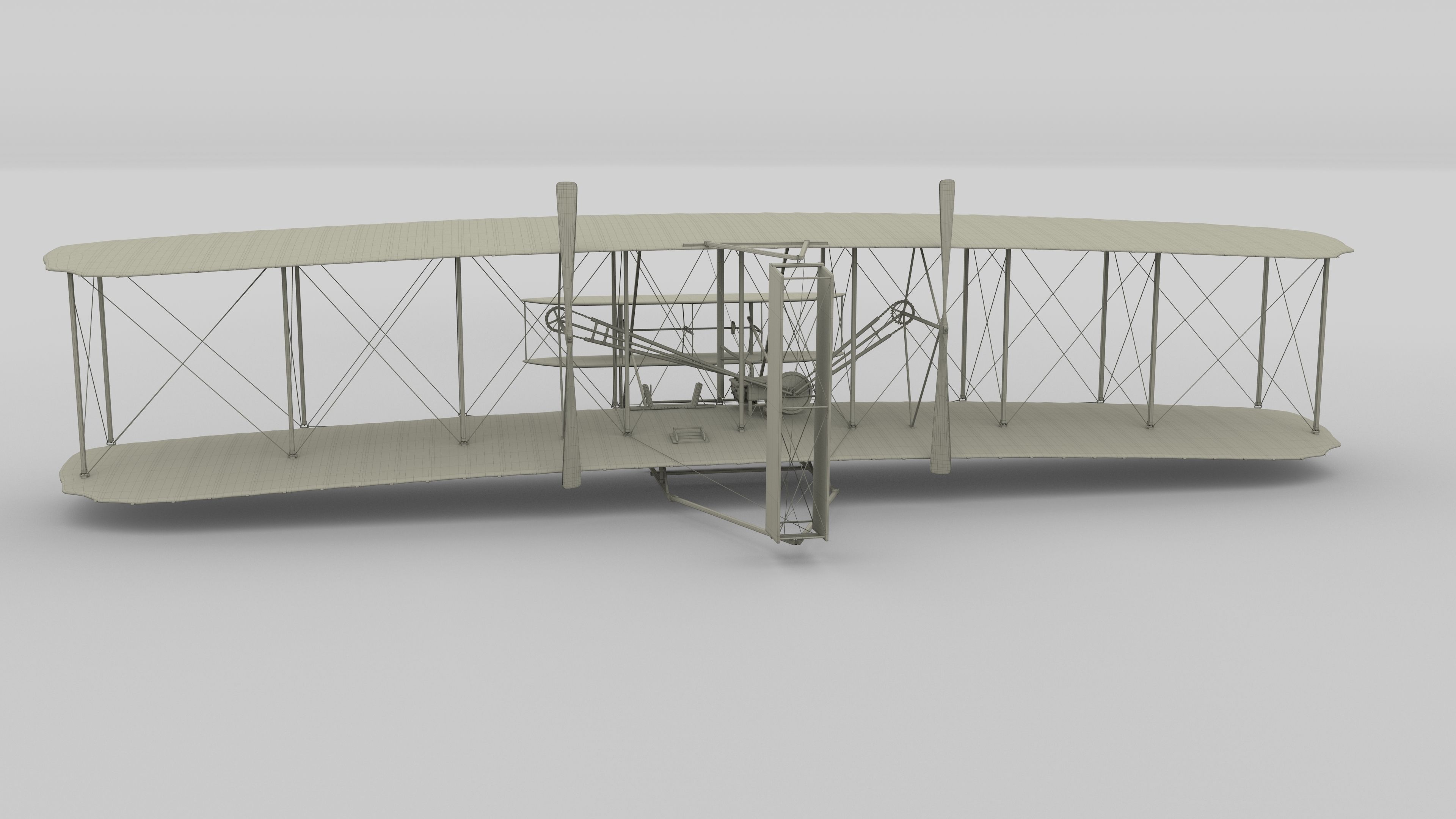 Wright Flyer 1903 3D model_61