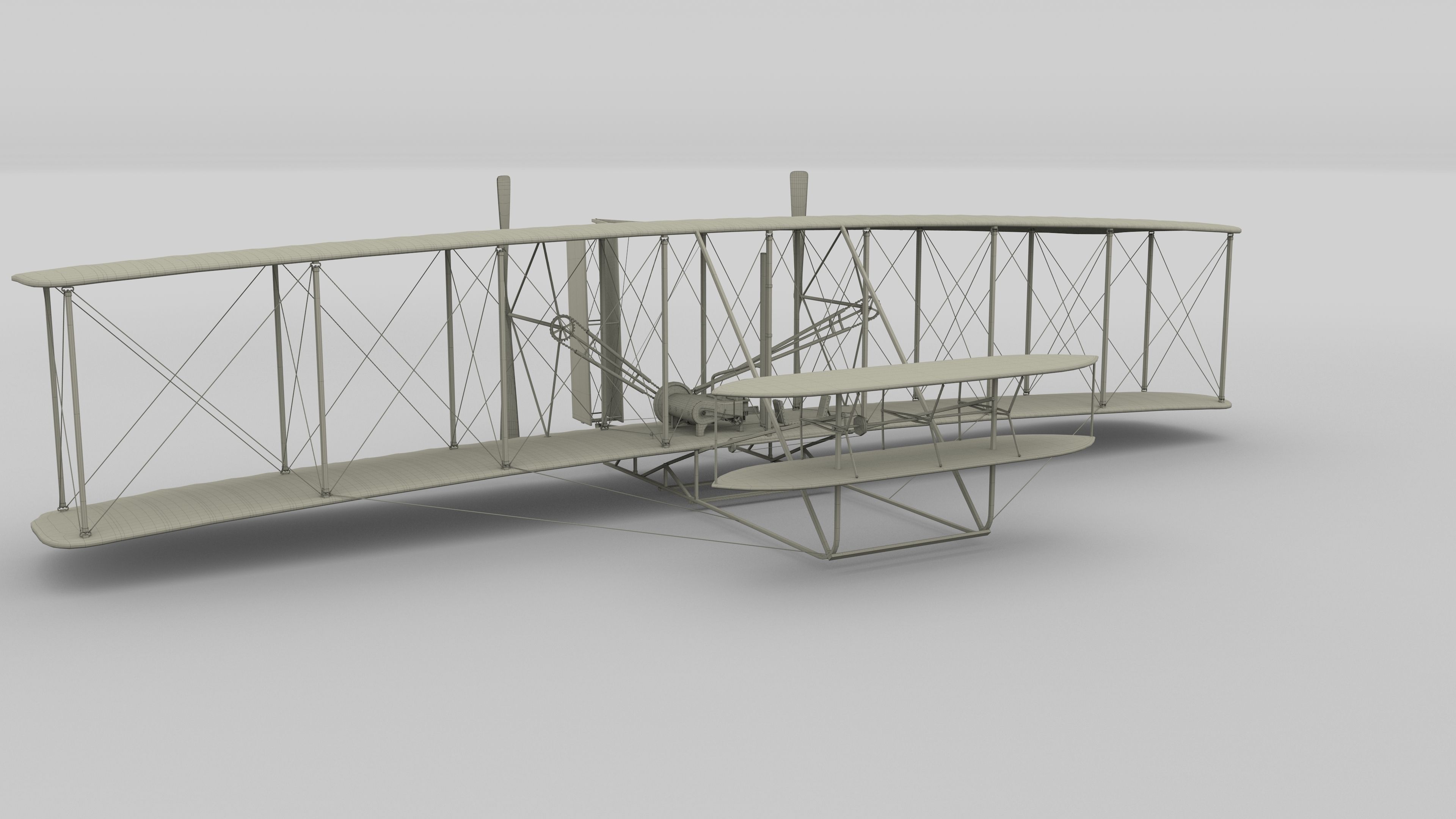 Wright Flyer 1903 3D model_45