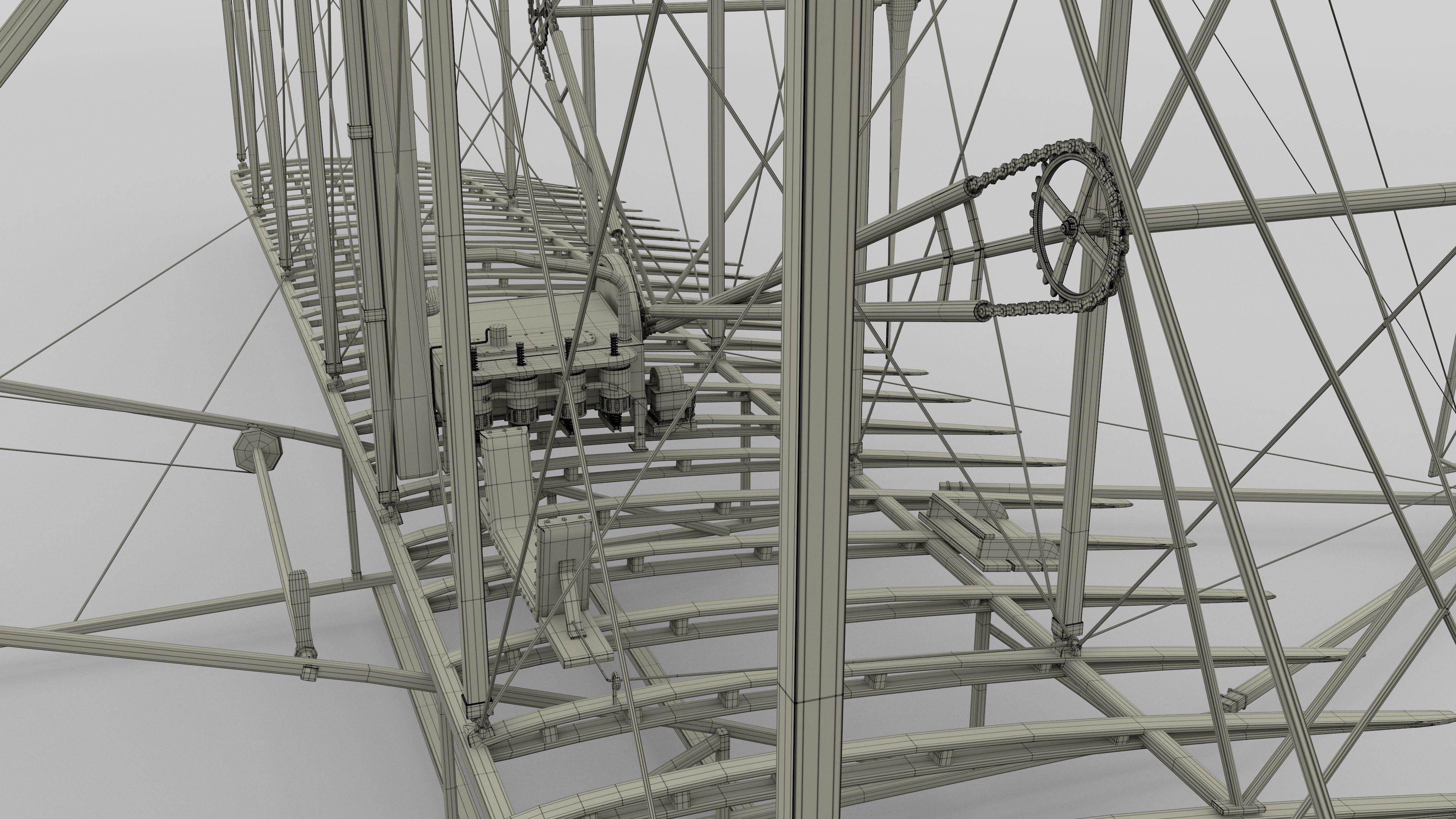 Wright Flyer 1903 3D model_46