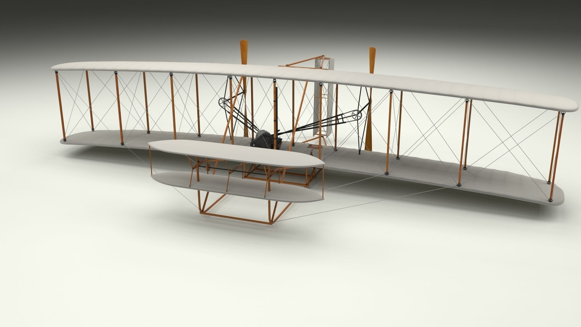Wright Flyer 1903 3D model_15