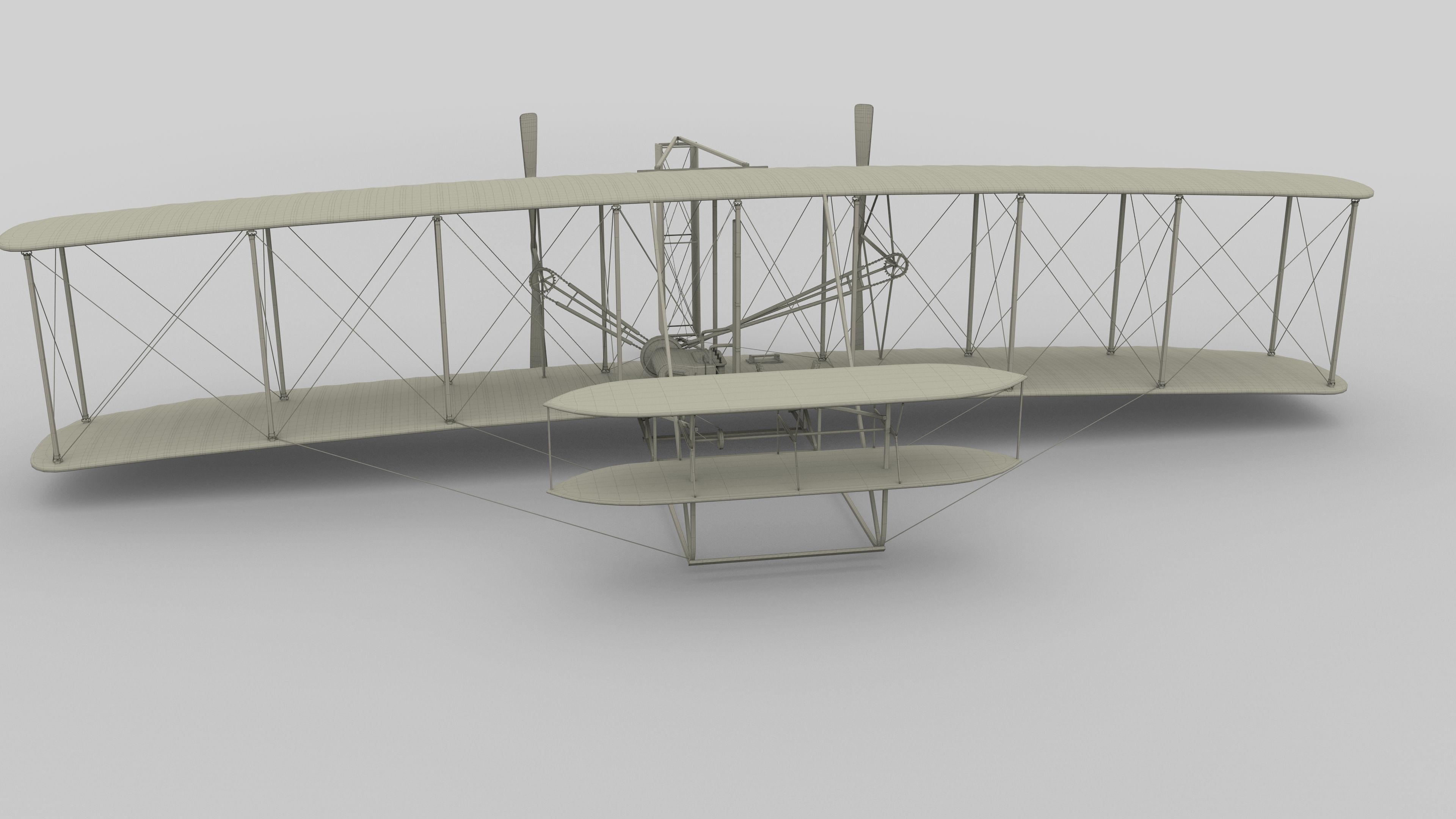 Wright Flyer 1903 3D model_62