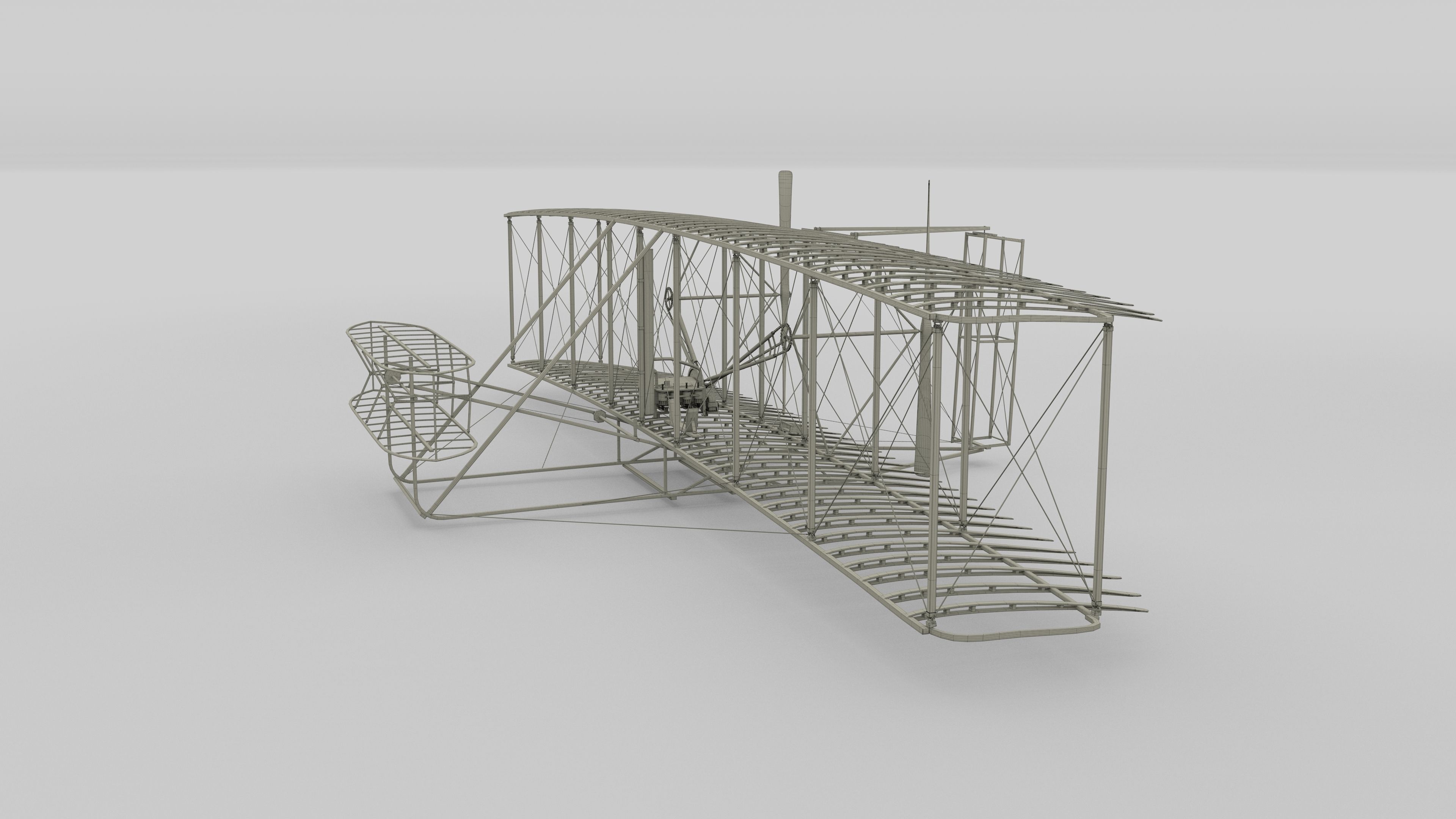 Wright Flyer 1903 3D model_44